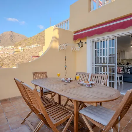 Con Terraza Y Vistas En Costa Adeje, Sunset Mirage Appartement